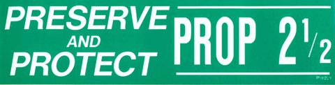 Preserve & Protect bumpersticker